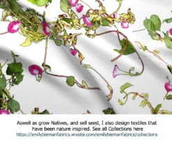 Ipomoea Quamoclit – Cypress Fern Vine, ‘pinkalishous’ Seeds 21 Ipomoea Quamoclit – Cypress Fern Vine, ‘pinkalishous’ Seeds -Plants Shop Ipomoea Textiles The Ipomoea story Pink fabric cloth